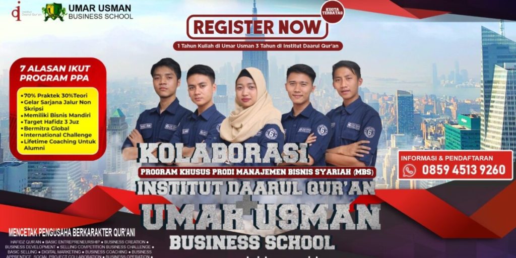 Kolaborasi Prodi Manajemen Bisnis Syariah Idaqu dan Umar Usman Business School
